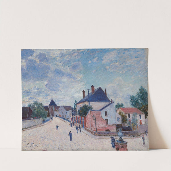 Street in Moret (c. 1890) by Alfred Sisley