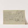 Street in Münzenberg (1859) by Wilhelm Amandus Beer
