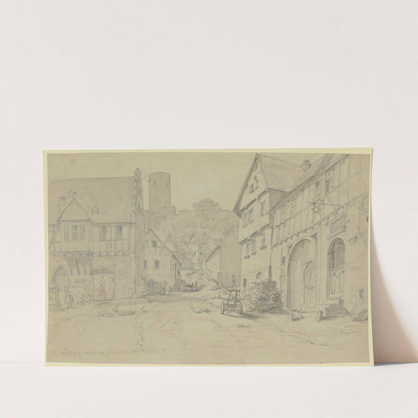 Street in Münzenberg (1859) by Wilhelm Amandus Beer