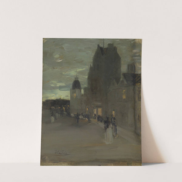 Street in Oban, Night by James Guthrie