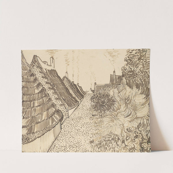 Street in Saintes-Maries-de-la-Mer (1888) by Vincent van Gogh