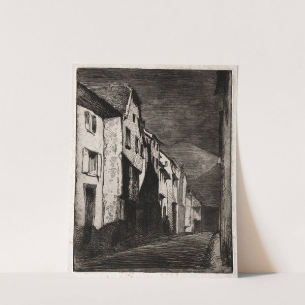 Street in Saverne (1858) by James Abbott McNeill Whistler