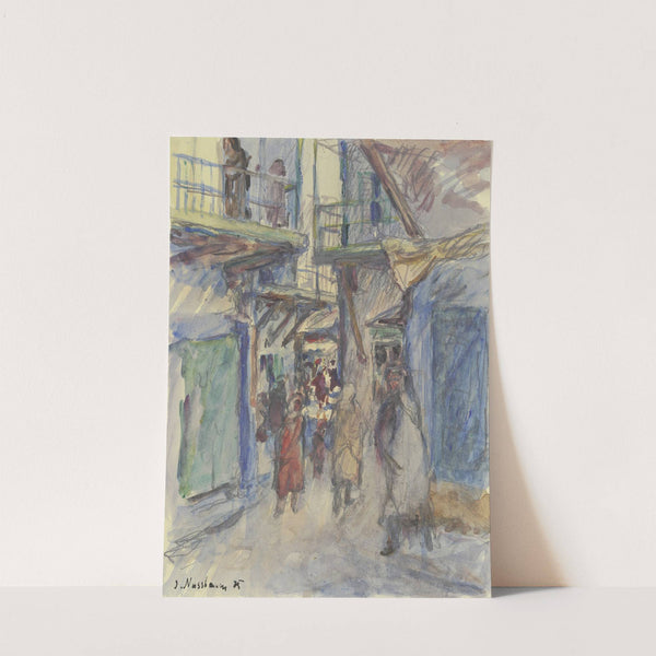 Street in Tiberias by Jakob Nussbaum