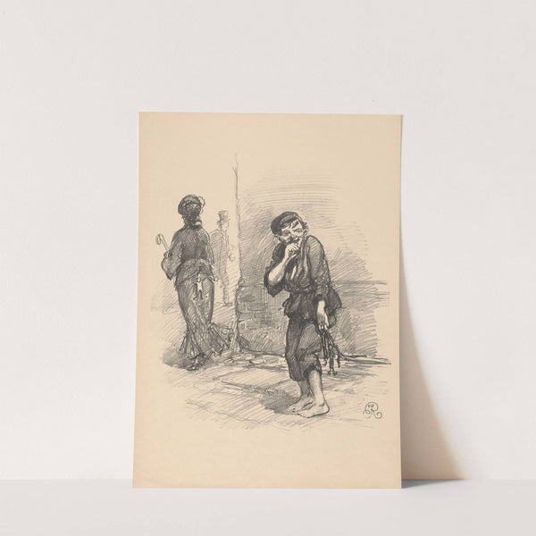 Street Joker (Blocks, Ash Wednesday) (1926) by Józef Rapacki