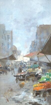 Street market, Naples
