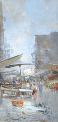Street market, Naples