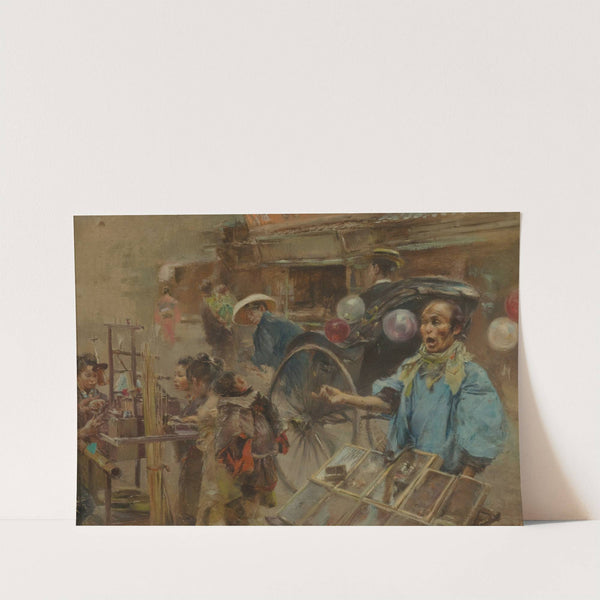 Street Market by Robert Frederick Blum