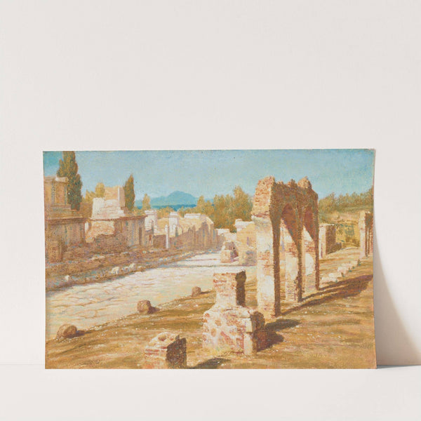 Street of tombs, Pompeii by Henry James Holiday