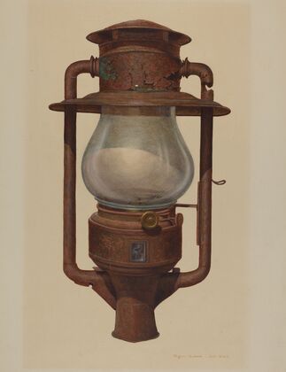 Street Post Lamp — size preview