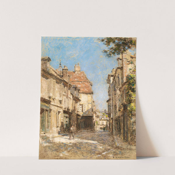 Street Presumed In Bourges by Léon Augustin Lhermitte