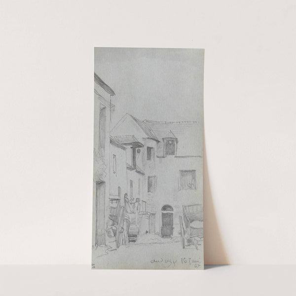 Street Scene (1860s) by Ernest Meissonier