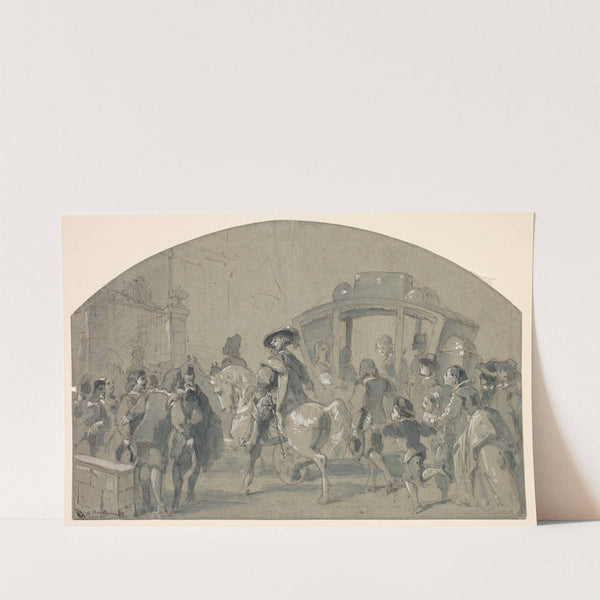 Street Scene (c. 1848–49) by Gustave Doré