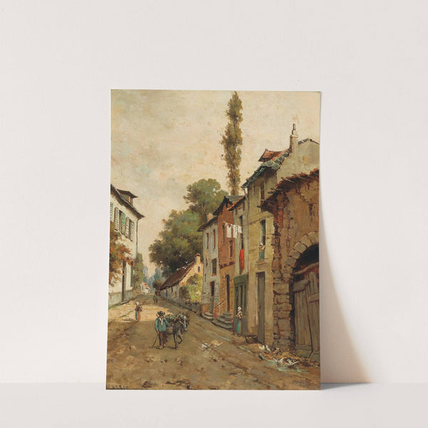 Street Scene by Alexandre René Veron