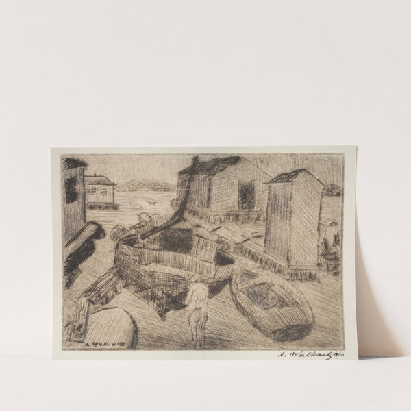 Street Scene, Building, Or Portrait (1900) by Abraham Walkowitz