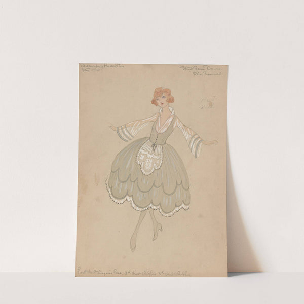 Street Scene Dance-Miss Sewell by Helen Marguerite O'Kane