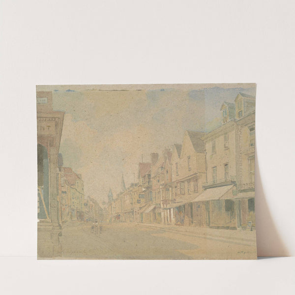 Street scene, England by Hugh Bellingham-Smith