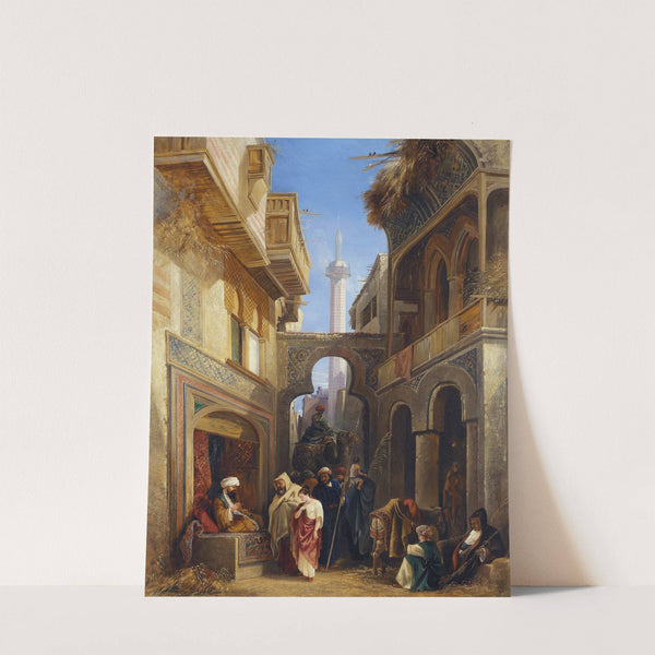 Street Scene In Cairo by William James Müller