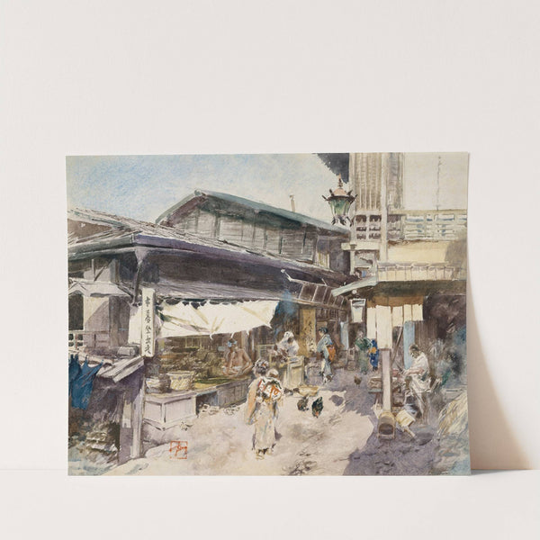Street Scene in Ikao, Japan by Robert Frederick Blum