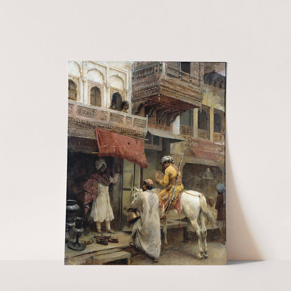 Street Scene in India (ca. 1885) by Edwin Lord Weeks