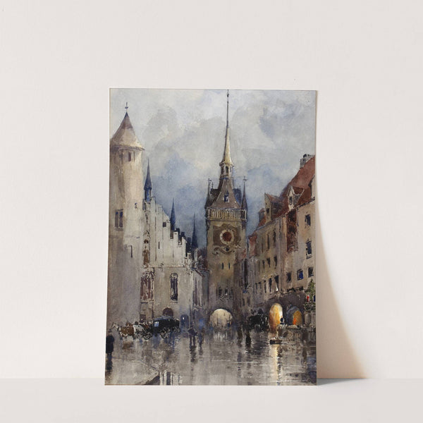 Street Scene in Munich by Ross Sterling Turner