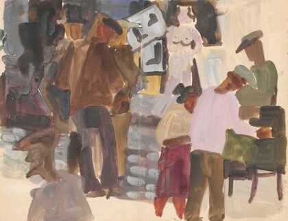 Street with a shoemaker’s workshop VI (1934 - 1936)