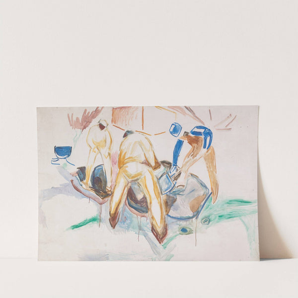 Street Workers in Snow (1931–33) by Edvard Munch