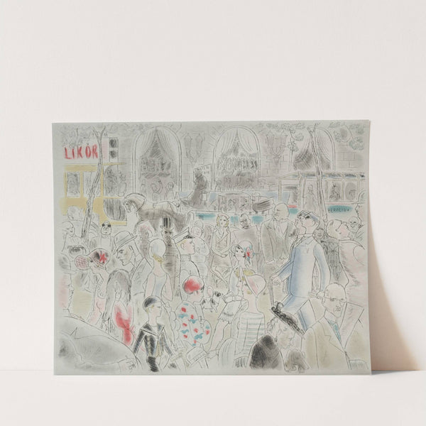 Streets and Fares of Berlin; Under the Linden Trees by Charles Laborde