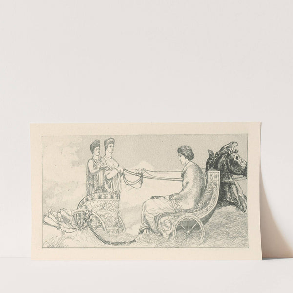 Stretnutie Venuše,Ceres a Juno (1881) by Max Klinger