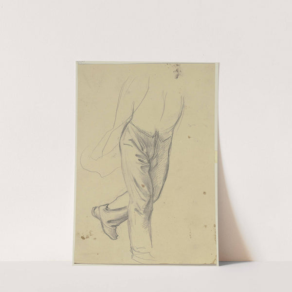 Striding man by Jakob Becker