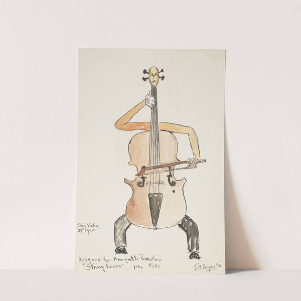 String Fever(marionette): Bass Violin 29′ figure (1934-1943) by Irving M. Reizes