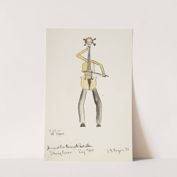 String Fever(marionette): Violin (1934-1943) by Irving M. Reizes