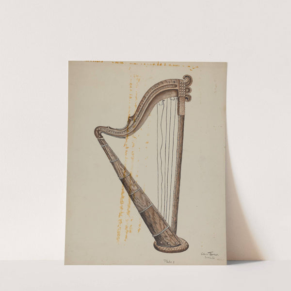 Stringed Harp by Grace Thomas