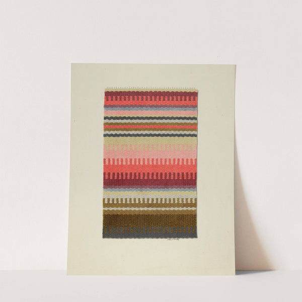 Striped Stair Carpet by Arthur G. Merkley