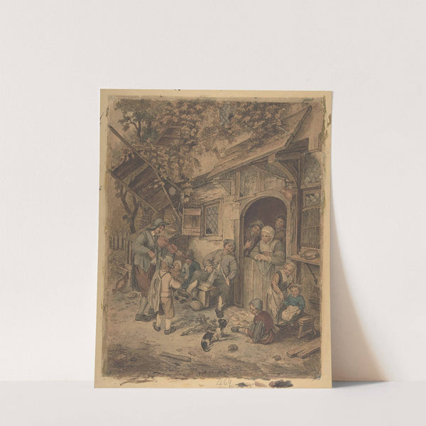 Strolling Violinist at an Ale House Door by After Adriaen van Ostade