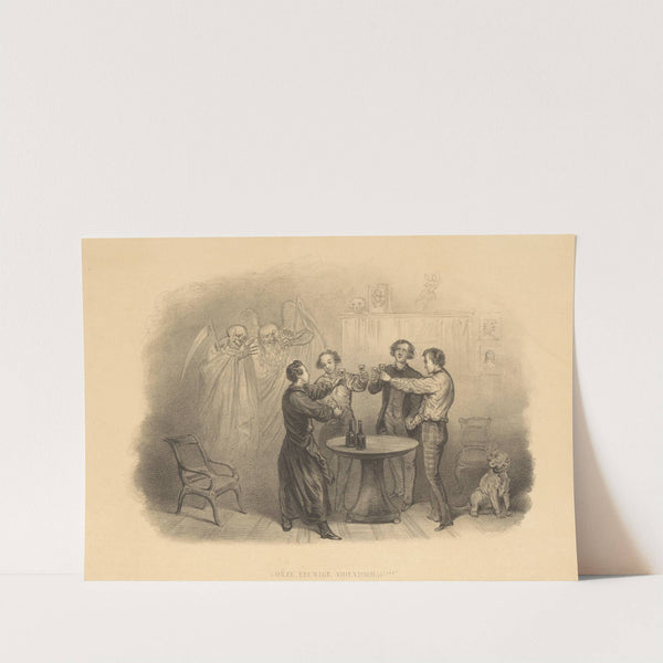 Studenten proosten op vriendschap (1832 - 1897) by Alexander Ver Huell