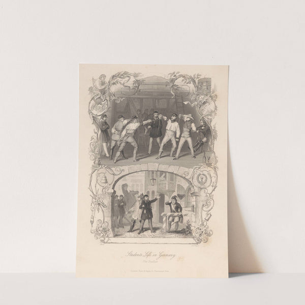 Students’ Life in Germany, The Duellist (1846) by Albert Henry Payne