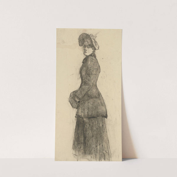 Štúdia dámy s rukávnikom by Ákos Aranyossy