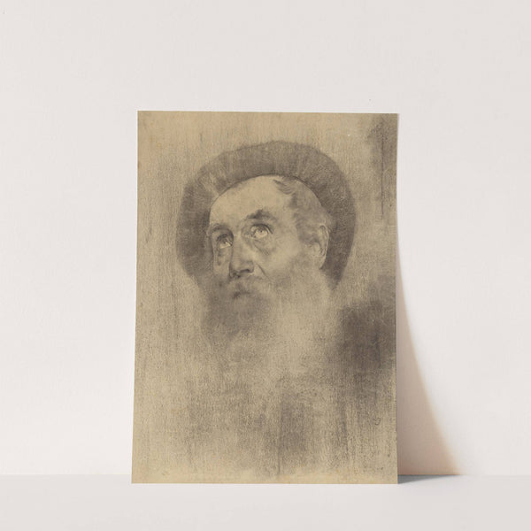 Štúdia hlavy starca v klobúku by Ákos Aranyossy