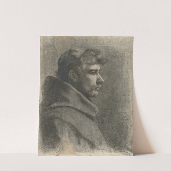 Štúdia k podobizni mladého mnícha by Július Éder