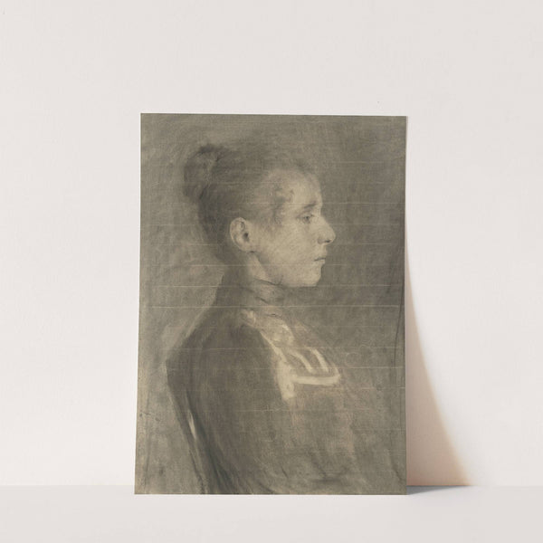 Štúdia mladej ženy by Elemír Halász-Hradil