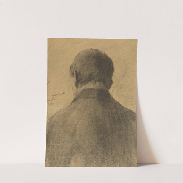 Štúdia muža zo zadu by Elemír Halász-Hradil