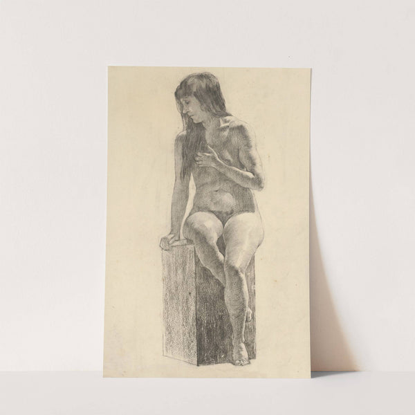 Štúdia sediaceho ženského aktu by Ákos Aranyossy