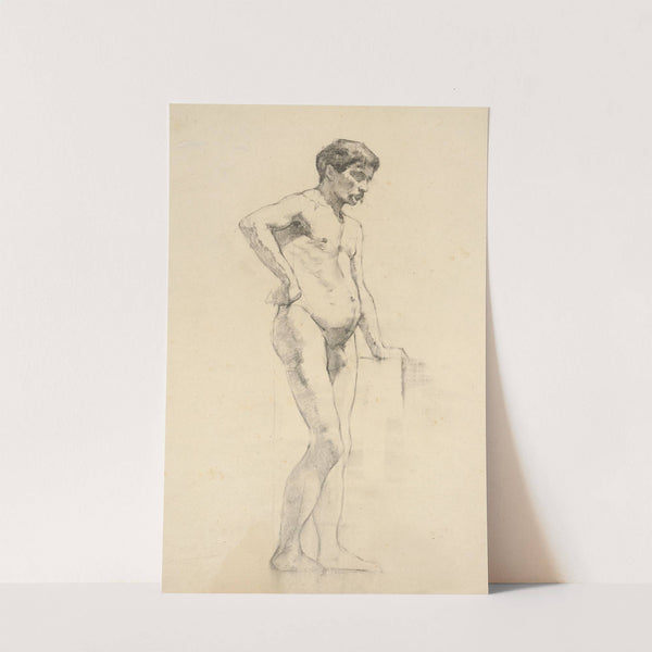 Štúdia stojaceho mužského aktu by Ákos Aranyossy