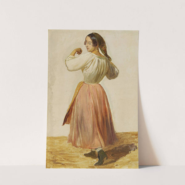 Studie af dansende italienerinde by Wilhelm Marstrand