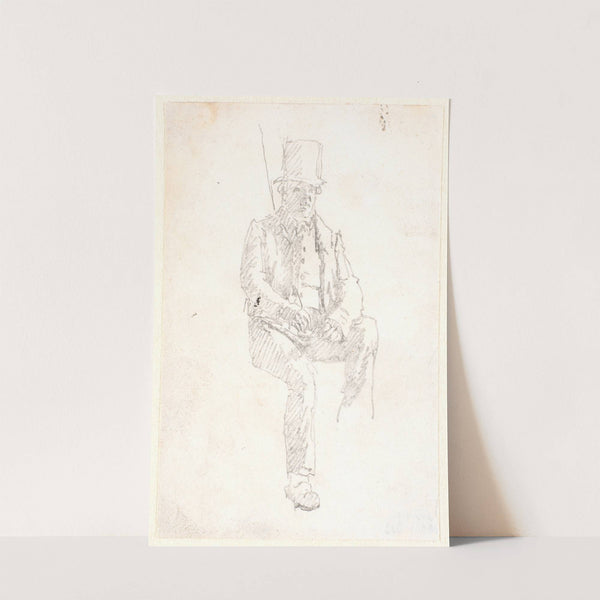 Studie af en kusk by Christen Købke