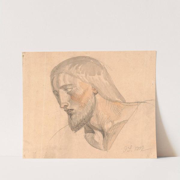 Studie af hoved by Joakim Skovgaard