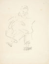 Studie af maleren Kristian Kongsbøll 1880-1913 , siddende
