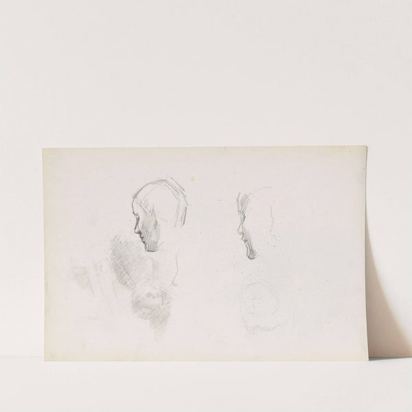 Studie av hode by Signe Scheel