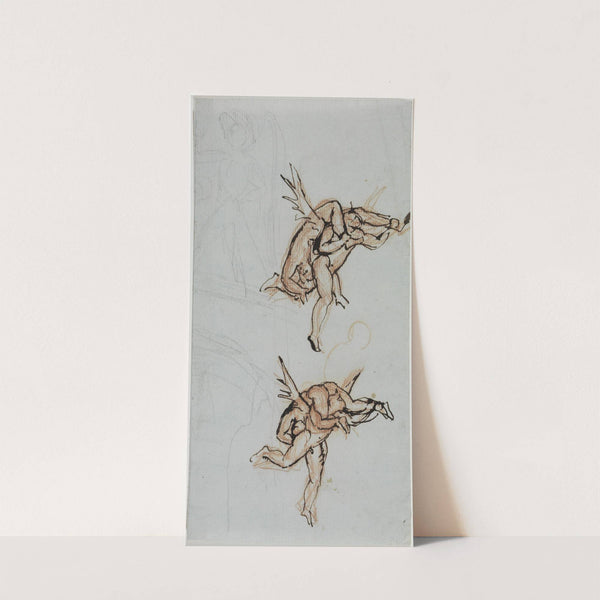 Studie des Ratsherrn von Lucca (Dante Inferno, Canto 21, V 34) by Joseph Anton Koch