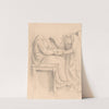 Studie efter attisk gravrelief by Joakim Skovgaard